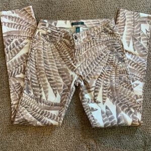 Lauren by Ralph Lauren jeans with feathers